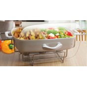 Rectangular Buffet Server - 2 sections